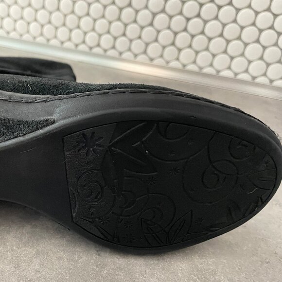 Black suede booties - Picture 4 of 12